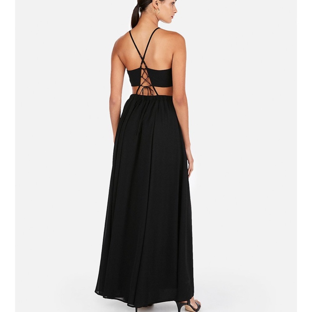 BLACK MAXI DRESS - Picture 7 of 7